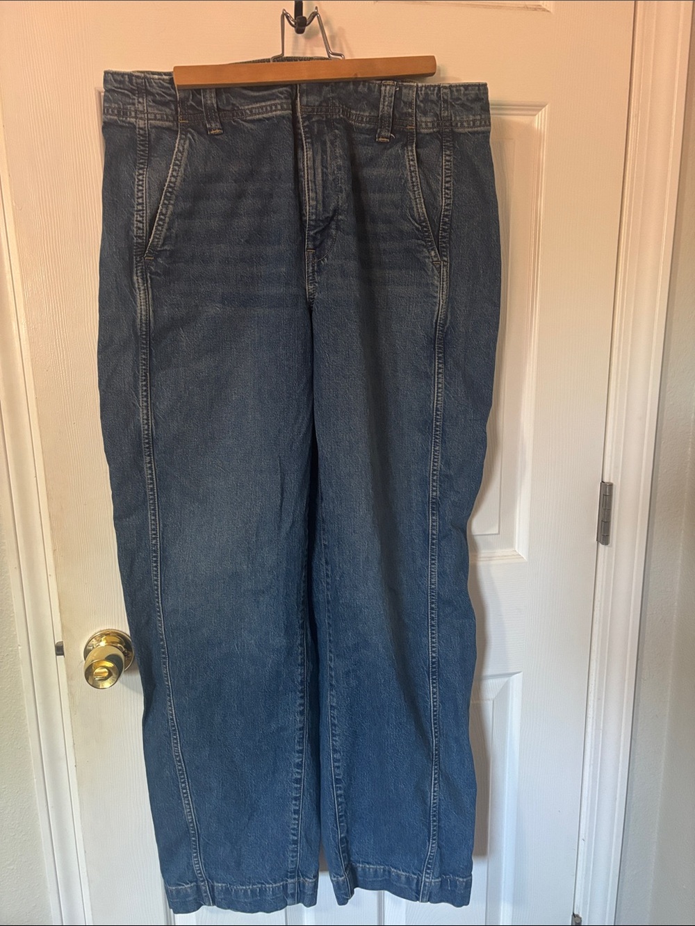 Madewell tapered denim trousers size 32
